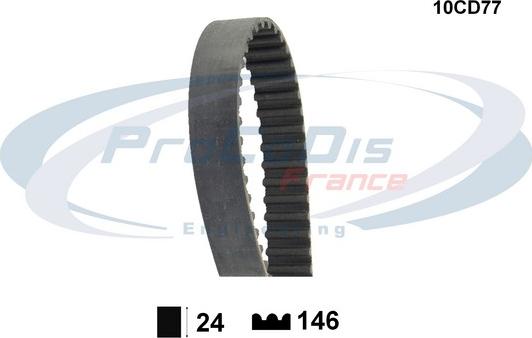 Procodis France 10CD77 - Timing Belt autospares.lv