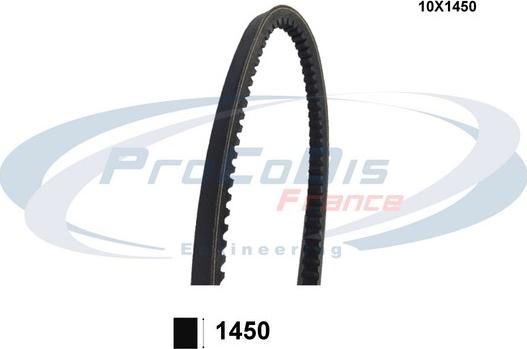 Procodis France 10X1450 - V-Belt autospares.lv