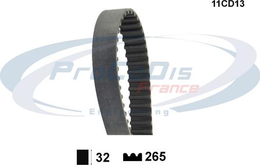 Procodis France 11CD13 - Timing Belt autospares.lv