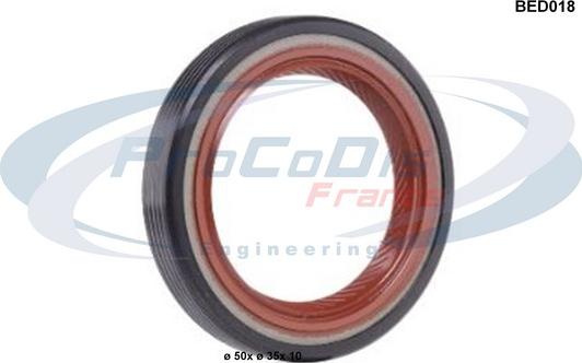 Procodis France BED018 - Shaft Seal, crankshaft autospares.lv