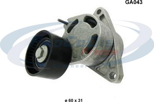 Procodis France GA043 - Belt Tensioner, v-ribbed belt autospares.lv