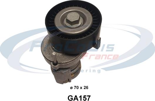 Procodis France GA157 - Belt Tensioner, v-ribbed belt autospares.lv