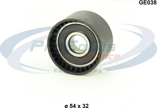 Procodis France GE038 - Deflection / Guide Pulley, timing belt autospares.lv