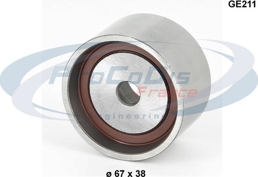 Procodis France GE211 - Deflection / Guide Pulley, timing belt autospares.lv