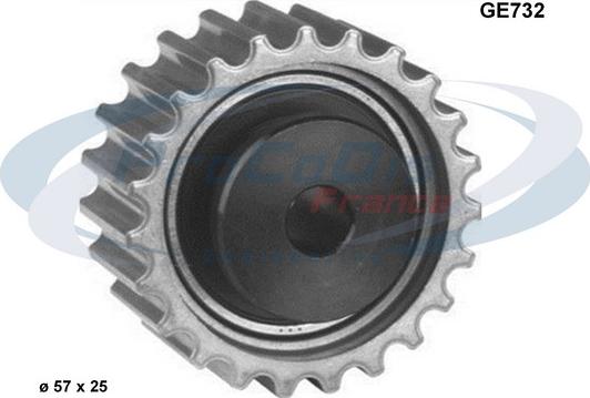 Procodis France GE732 - Deflection / Guide Pulley, timing belt autospares.lv