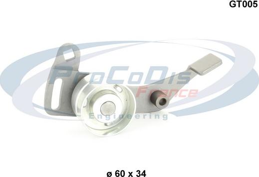 Procodis France GT005 - Tensioner Pulley, timing belt autospares.lv