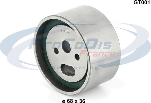 Procodis France GT001 - Tensioner Pulley, timing belt autospares.lv