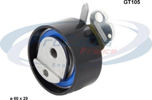 Procodis France GT105V - Tensioner Pulley, timing belt autospares.lv