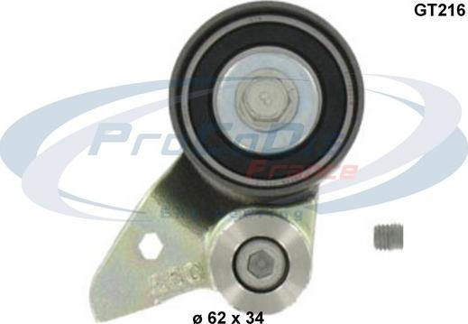 Procodis France GT216 - Tensioner Pulley, timing belt autospares.lv