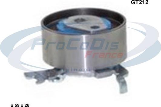 Procodis France GT212 - Tensioner Pulley, timing belt autospares.lv