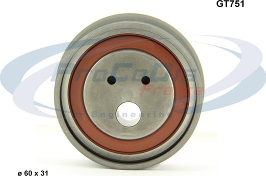 Procodis France GT751 - Tensioner Pulley, timing belt autospares.lv