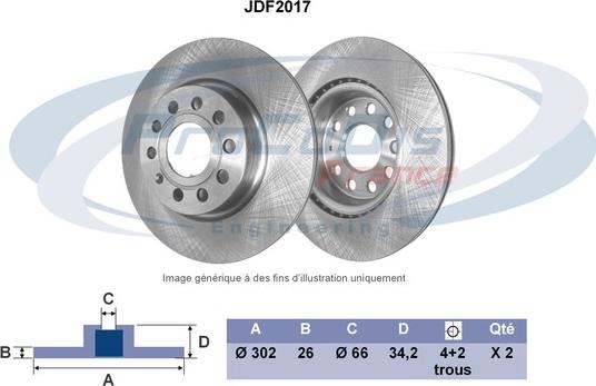 Procodis France JDF2017 - Brake Disc autospares.lv