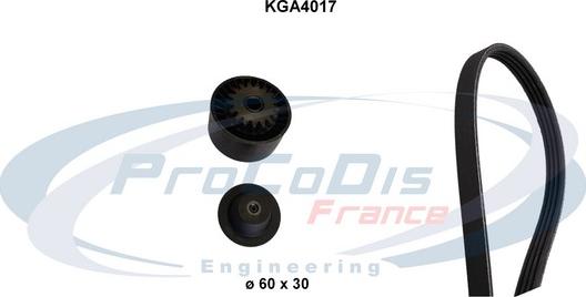 Procodis France KGA4017 - V-Ribbed Belt Set autospares.lv