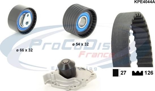 Procodis France KPE4044A - Water Pump & Timing Belt Set autospares.lv