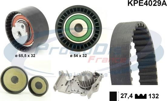 Procodis France KPE4029A - Water Pump & Timing Belt Set autospares.lv