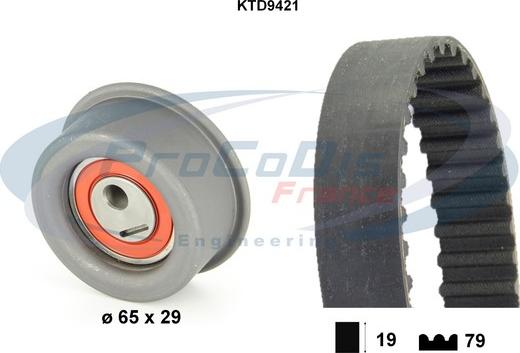 Procodis France KTD9421 - Timing Belt Set autospares.lv