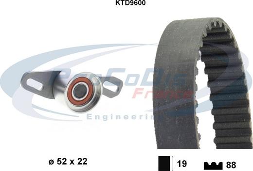 Procodis France KTD9600 - Timing Belt Set autospares.lv