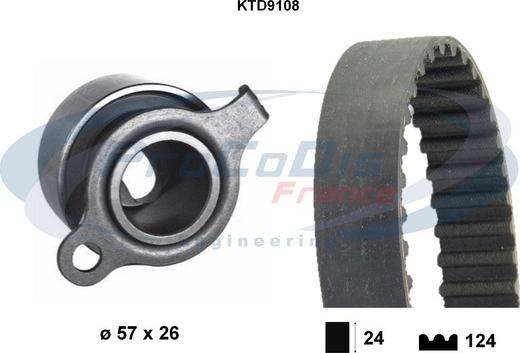 Procodis France KTD9108 - Timing Belt Set autospares.lv