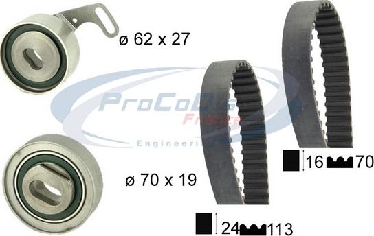 Procodis France KTD9103 - Timing Belt Set autospares.lv