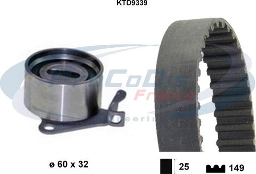 Procodis France KTD9339 - Timing Belt Set autospares.lv