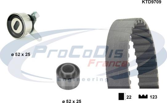 Procodis France KTD9709 - Timing Belt Set autospares.lv