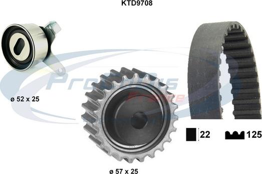 Procodis France KTD9708 - Timing Belt Set autospares.lv