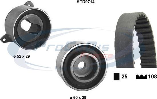 Procodis France KTD9714 - Timing Belt Set autospares.lv