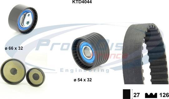 Procodis France KTD4044 - Timing Belt Set autospares.lv