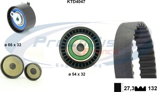 Procodis France KTD4047 - Timing Belt Set autospares.lv