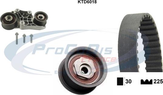 Procodis France KTD6018 - Timing Belt Set autospares.lv