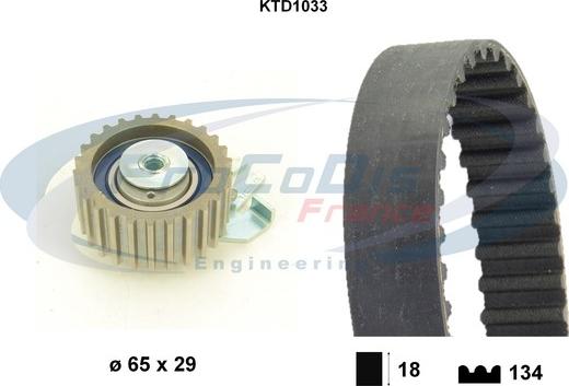 Procodis France KTD1033 - Timing Belt Set autospares.lv