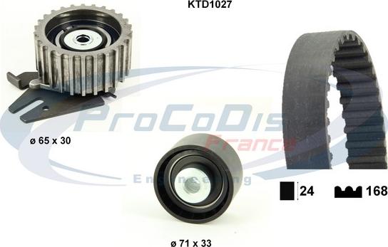 Procodis France KTD1027 - Timing Belt Set autospares.lv