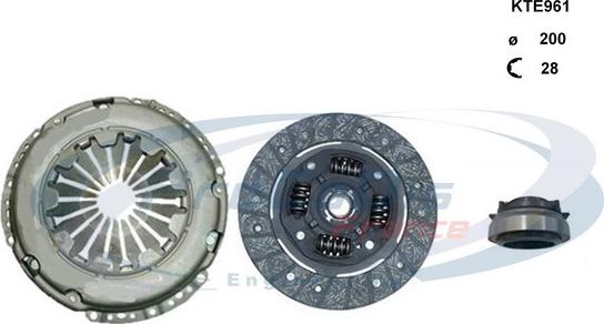 Procodis France KTE961 - Clutch Kit autospares.lv