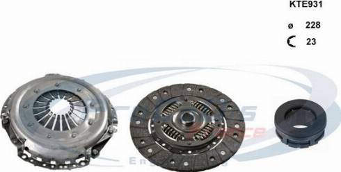 Procodis France KTE931 - Clutch Kit autospares.lv