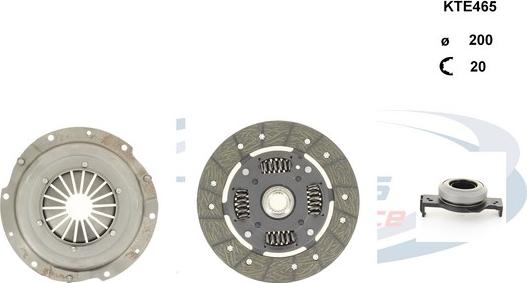 Procodis France KTE465 - Clutch Kit autospares.lv