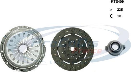 Procodis France KTE409 - Clutch Kit autospares.lv