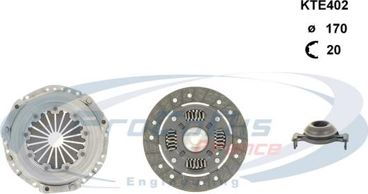 Procodis France KTE402 - Clutch Kit autospares.lv