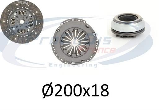 Procodis France KTE092 - Clutch Kit autospares.lv