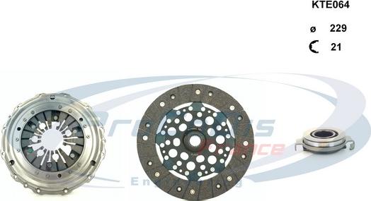 Procodis France KTE064 - Clutch Kit autospares.lv