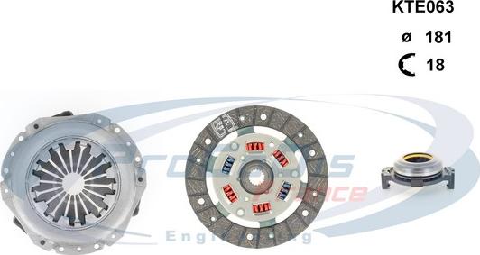 Procodis France KTE063 - Clutch Kit autospares.lv