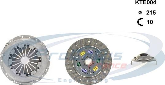 Procodis France KTE004 - Clutch Kit autospares.lv