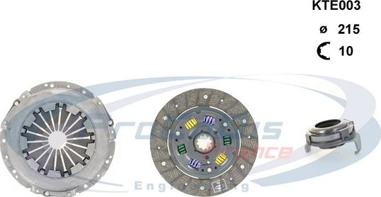 Procodis France KTE003 - Clutch Kit autospares.lv