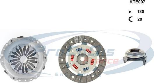 Procodis France KTE007 - Clutch Kit autospares.lv