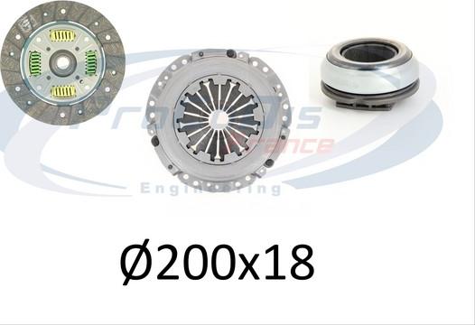 Procodis France KTE012 - Clutch Kit autospares.lv