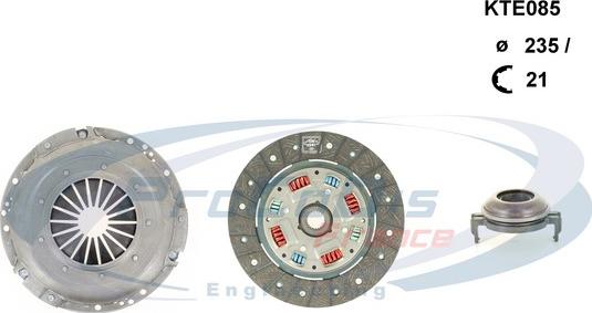 Procodis France KTE085 - Clutch Kit autospares.lv