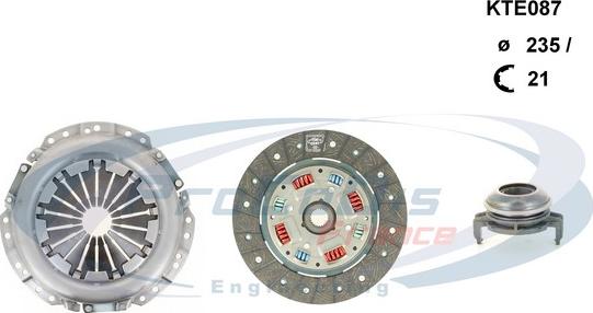 Procodis France KTE087 - Clutch Kit autospares.lv