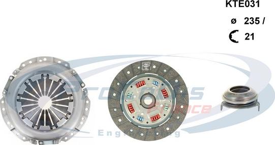 Procodis France KTE031 - Clutch Kit autospares.lv