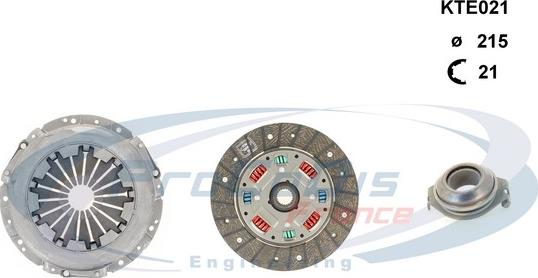 Procodis France KTE021 - Clutch Kit autospares.lv