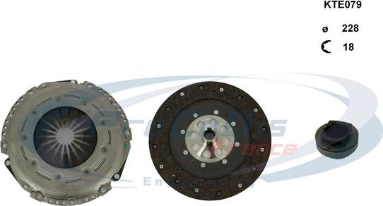 Procodis France KTE079 - Clutch Kit autospares.lv