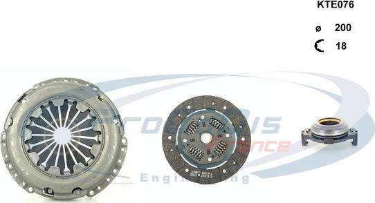 Procodis France KTE076 - Clutch Kit autospares.lv